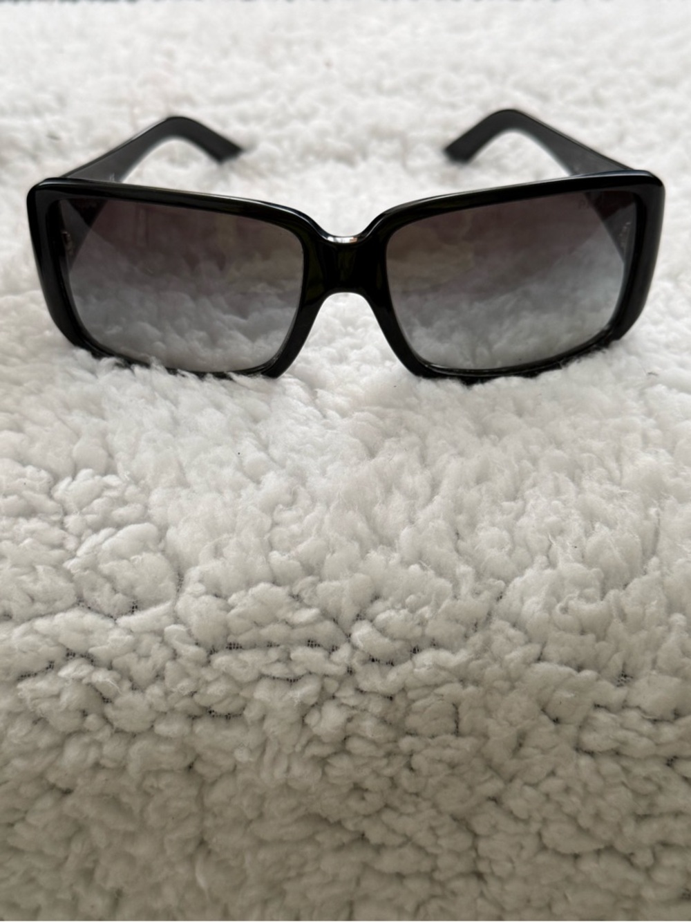Prada Black Logo Triangle Arm Sunglasses - Picture 2 of 8